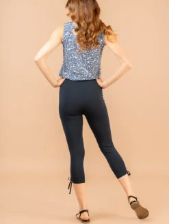 Legging uni coulisse