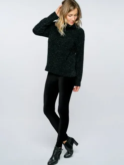 Legging velours côtelé femme