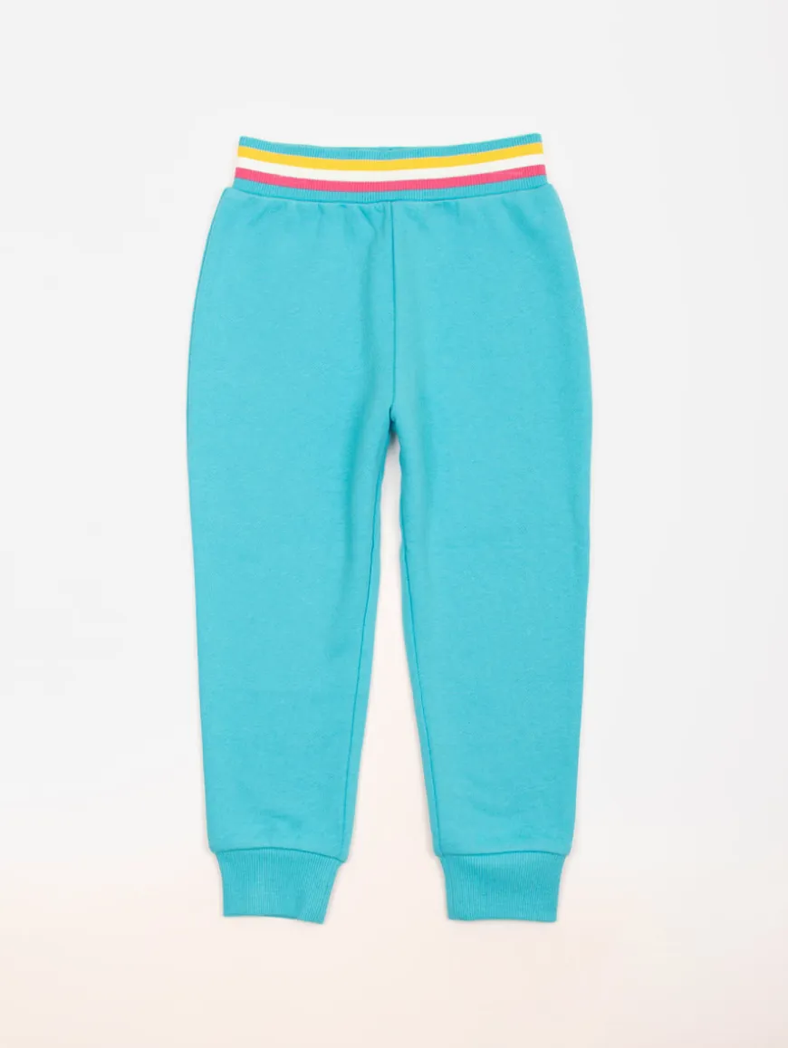 Pantalon de jogging ceinture rayée