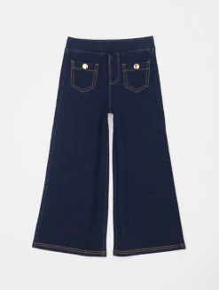 Pantalon effet denim bootcut