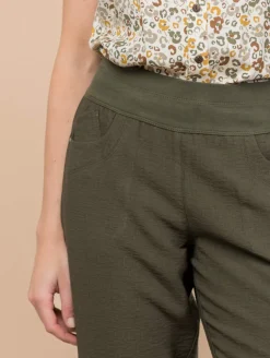 Pantalon effet froissé