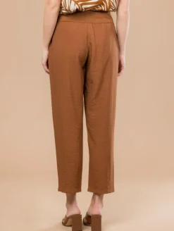 Pantalon effet froissé