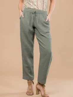 Pantalon gaze de coton