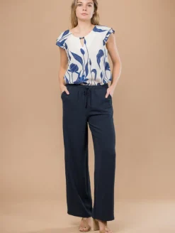 Pantalon large fluide