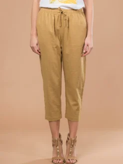 Pantalon léger lin viscose