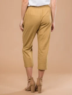 Pantalon léger lin viscose