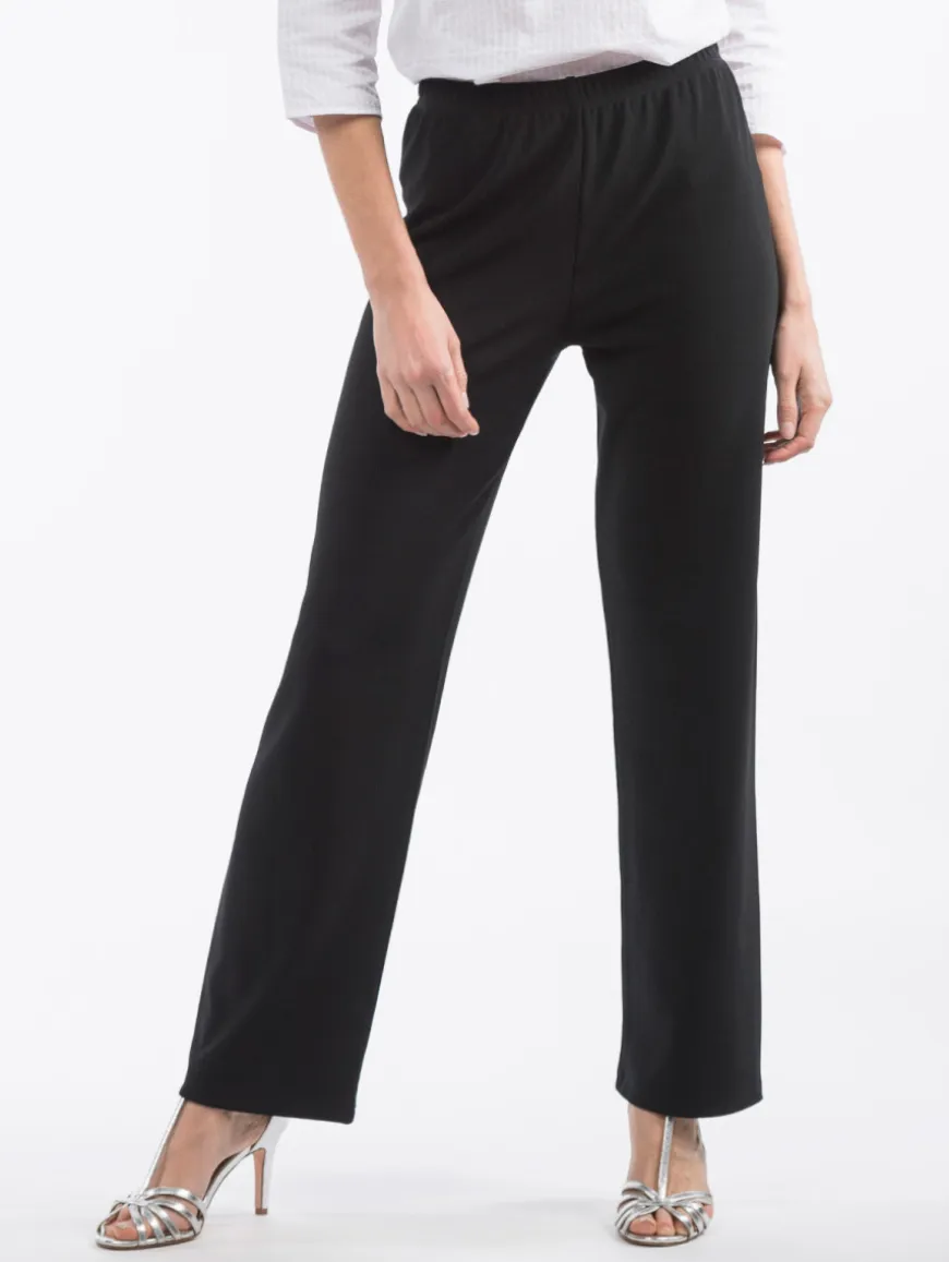 Pantalon maille ottoman uni