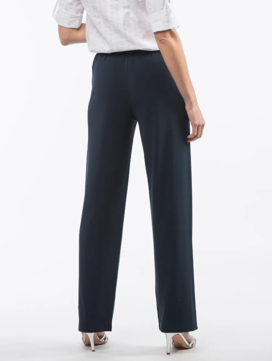 Pantalon maille ottoman uni