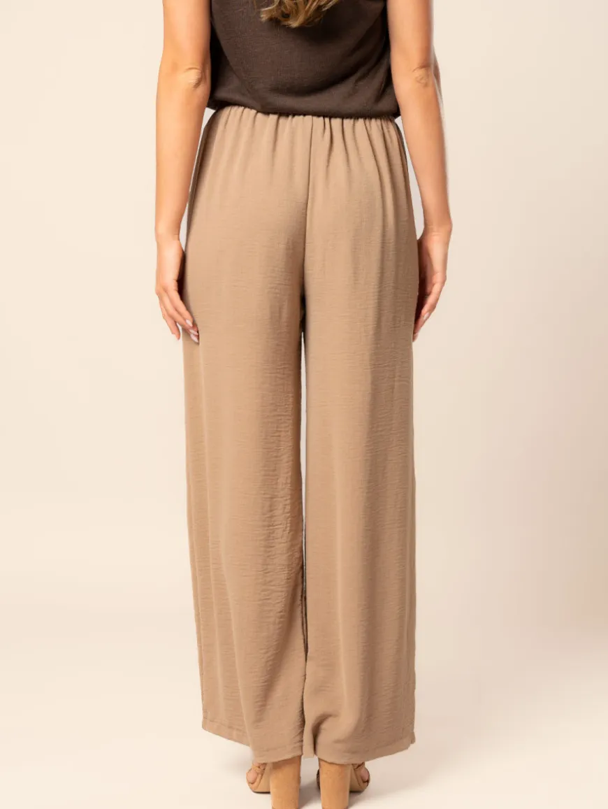 Pantalon à pont fluide