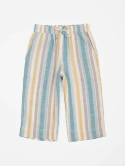 Pantalon rayures multicolores