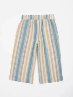 Pantalon rayures multicolores