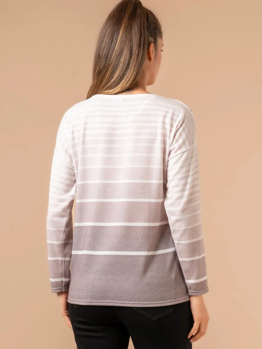 Pull esprit marinière