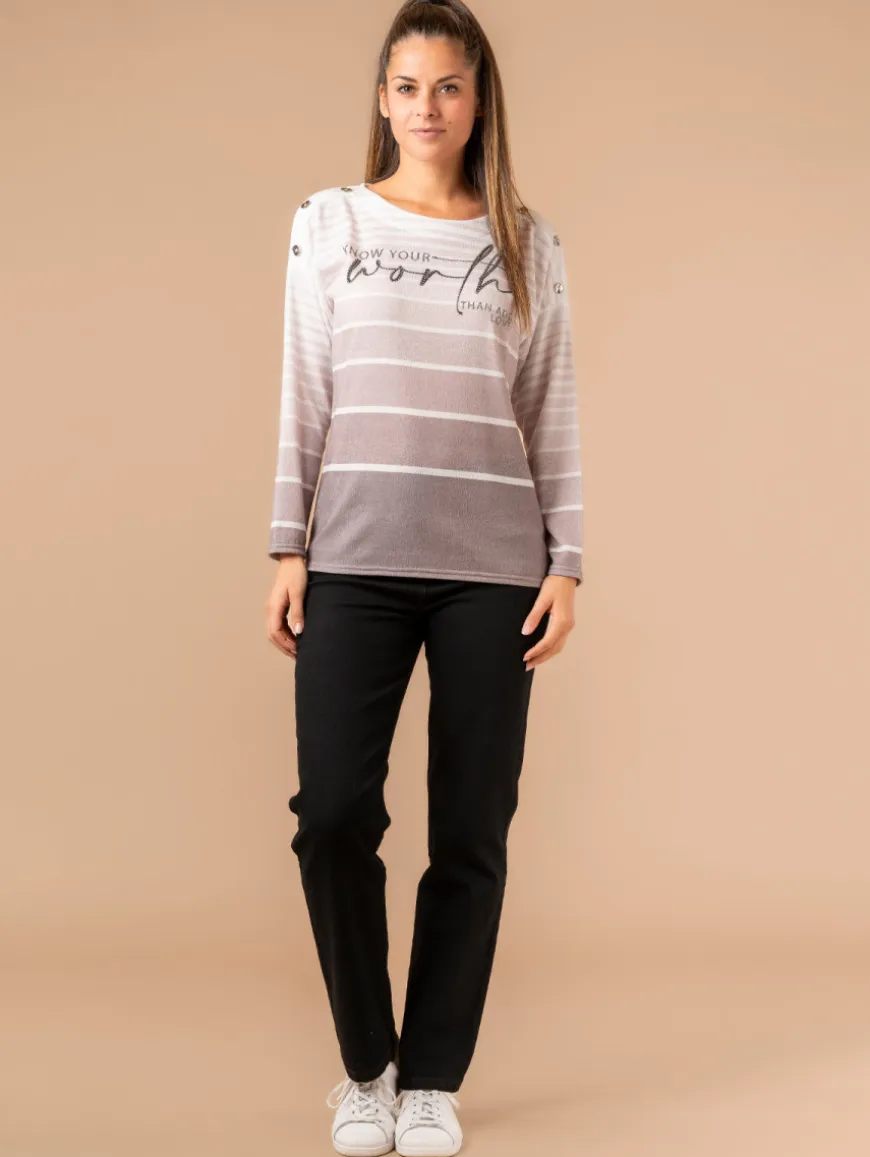 Pull esprit marinière