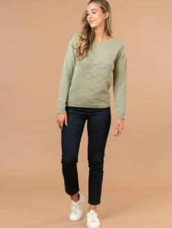 Pull vagues fantaisie