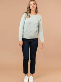 Pull vagues fantaisie