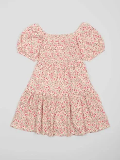 Robe crépon imprimé fleuri
