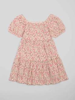 Robe crépon imprimé fleuri