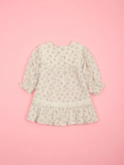 Robe gaze de coton imprimé fleuri