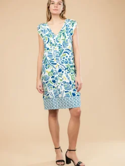 Robe imprimé ethnique dos noué