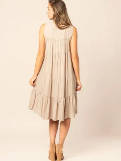 Robe volants macramé