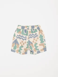 Short de bain imprimé aztèque
