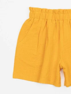 Short maille gauffrée