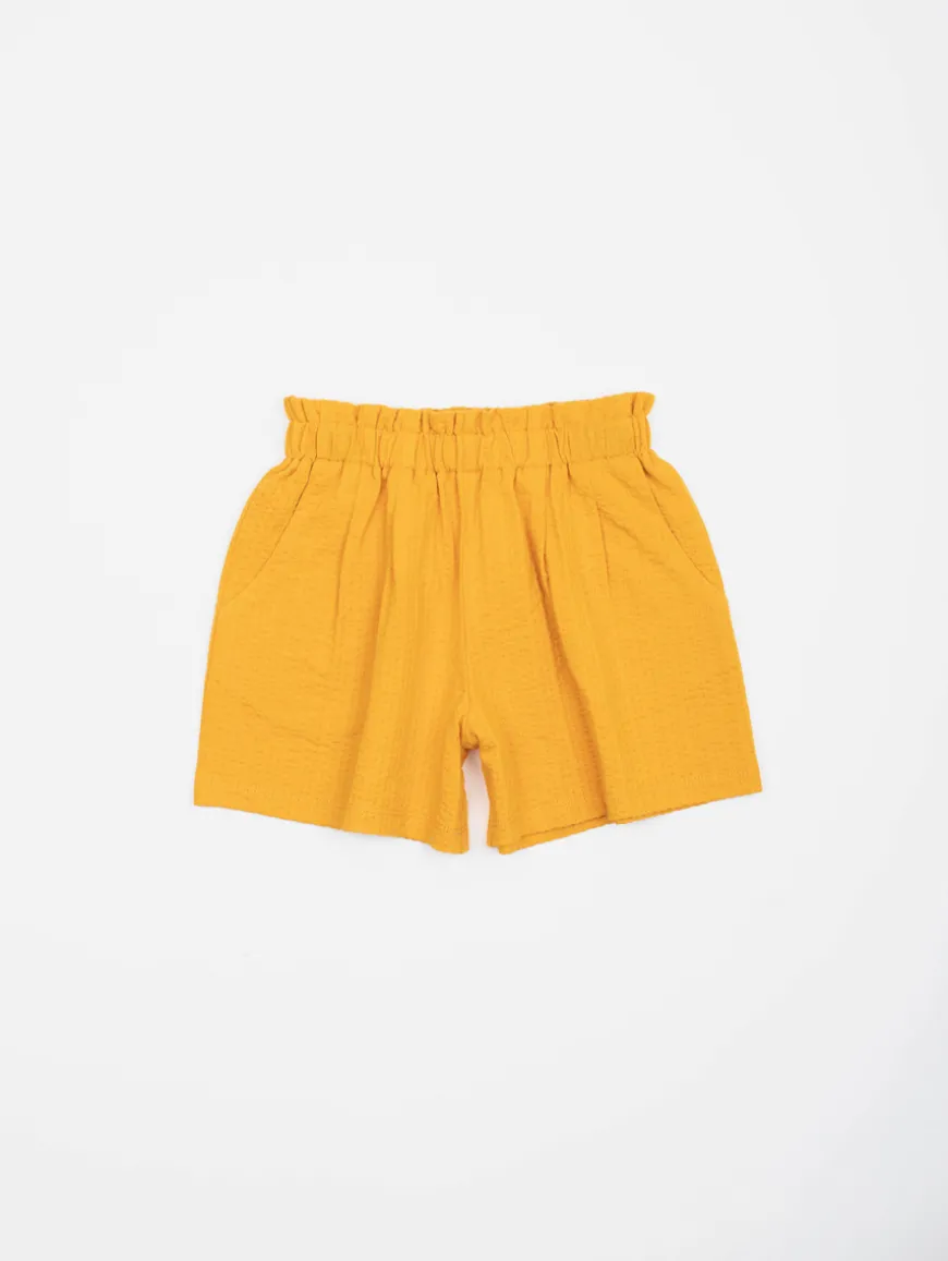 Short maille gauffrée