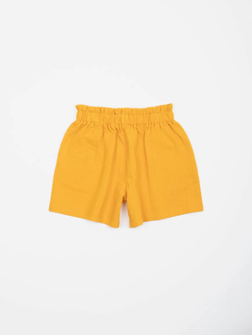 Short maille gauffrée