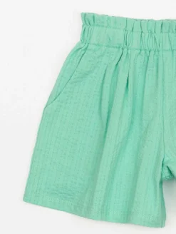 Short maille gauffrée