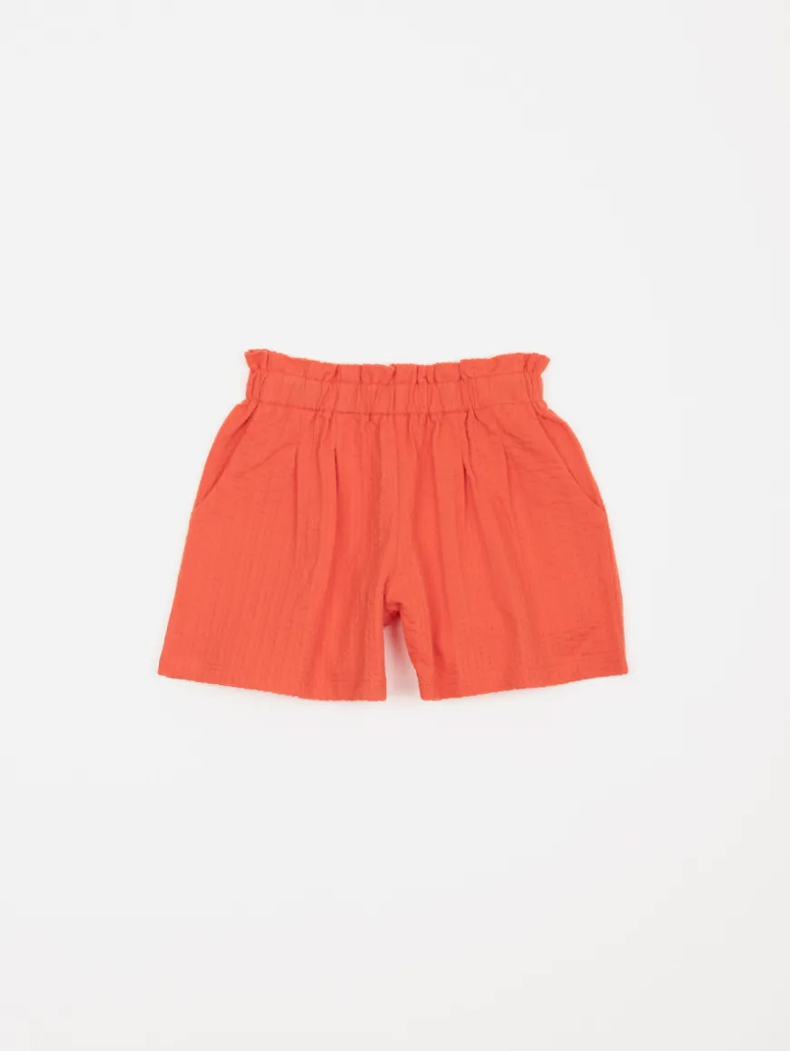 Short maille gauffrée