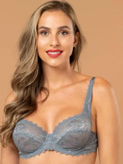 Soutien-gorge dentelle fleurs
