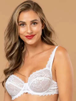Soutien-gorge dentelle fleurs