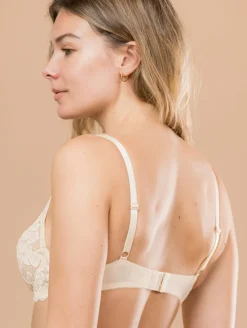 Soutien-gorge dentelle grandes fleurs