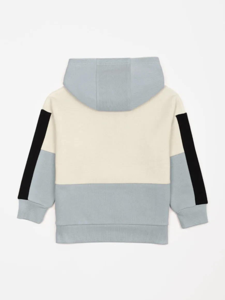 Sweat à capuche col zip "Outdoor"