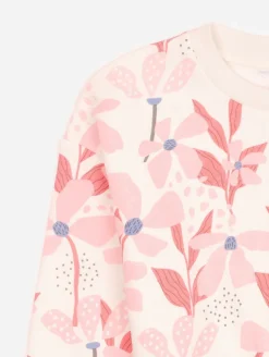 Sweat imprimé fleuri