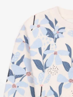 Sweat imprimé fleuri