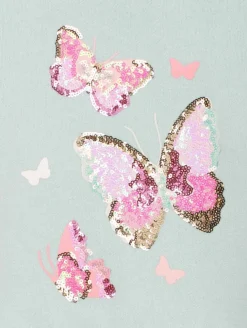 Sweat papillons sequins