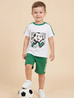 Tee-shirt cartoon ballon de foot