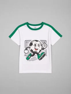 Tee-shirt cartoon ballon de foot