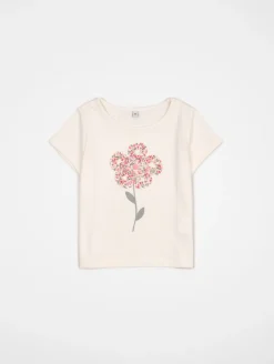 Tee-shirt fleur liberty