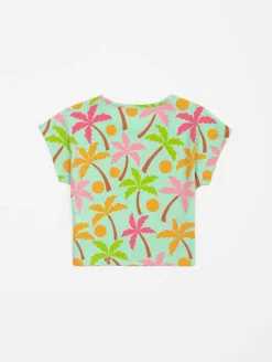 Tee-shirt imprimé palmiers