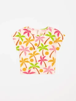 Tee-shirt imprimé palmiers
