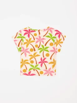 Tee-shirt imprimé palmiers