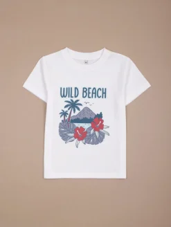 Tee-shirt imprimé plage