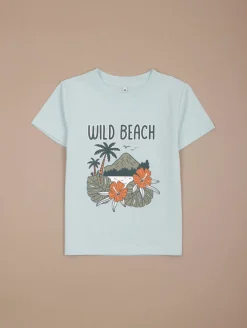 Tee-shirt imprimé plage