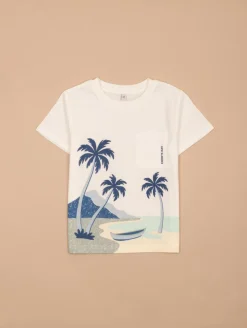 Tee-shirt imprimé plage