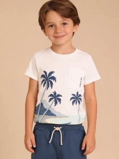 Tee-shirt imprimé plage