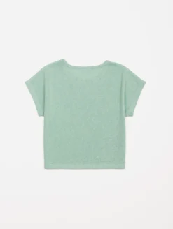 Tee-shirt maille effet lin