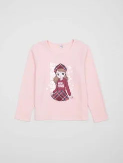 Tee-shirt silhouette carreaux/vichy