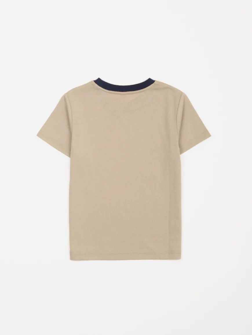 Tee-shirt texte relief "Team"